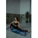 Коврик для йоги 185x68x0,4 см Inex Yoga PU Mat полиуретан с принтом PUMAT-TPL71 тропики на закате 75_75