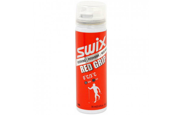 Мазь держания Swix Red Liquid (аэрозоль, жидкая) (0°С +3°С) 70 ml. V60LC 600_380
