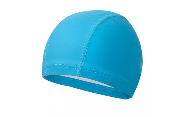 Шапочка для плавания одноцветная ПУ (голубая) Sportex E39702 600_380