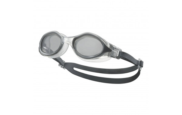 Очки для плавания ДЫМЧАТЫЕ линзы, нерегулир. переносица, черная оправа Nike Flex Fusion NESSC152014 600_380