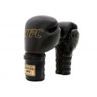 Боксерские перчатки UFC Премиальные тренировочные на шнуровке 18 унций UHK-75047