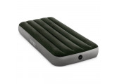 Надувной матрас Intex Downy Airbed Fiber-Tech 76х191х25 см, со встроенным ножным насосом 64760