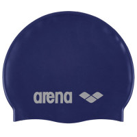 Шапочка для плавания Arena Classic Silicone 9166271, темно-синий, силикон