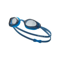 Очки для плавания Nike Vapor, NESSA177444, дымчатые линзы, FINA Approved, смен.перенос., синяя оправа