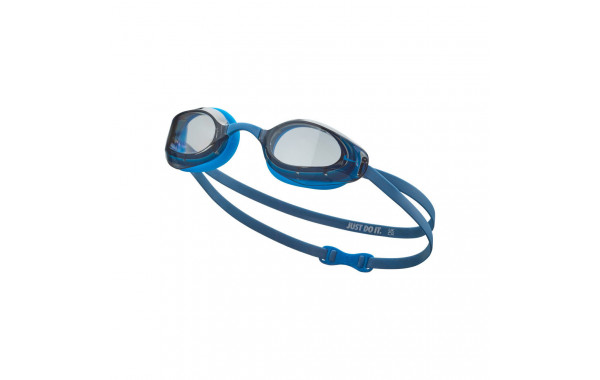 Очки для плавания Nike Vapor, NESSA177444, дымчатые линзы, FINA Approved, смен.перенос., синяя оправа 600_380