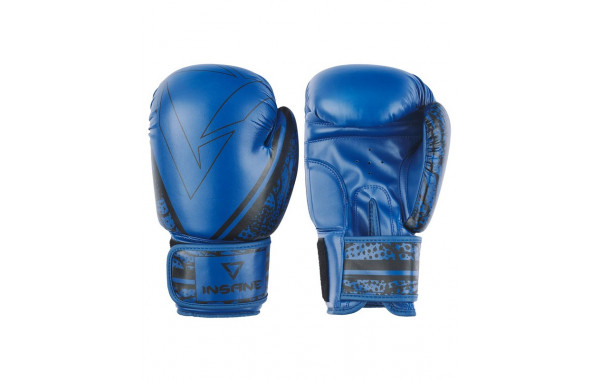 Перчатки боксерские 8 oz Insane ODIN, ПУ, синий 600_380