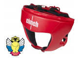 Шлем боксерский Clinch Olimp красный C112