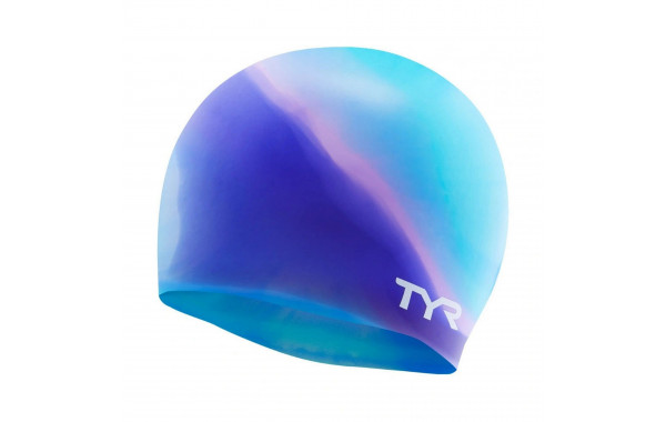 Шапочка для плавания TYR Multi Silicone Cap LCSM-545 сине-голубой 600_380