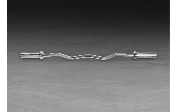 Гриф EZ Curl Bar YouSteel 10кг, L1200, D28, chrome 600_380