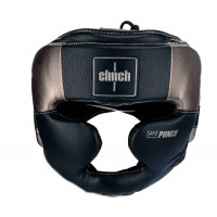 Шлем боксерский Clinch Punch 2.0 Full Face C148 темносине-бронзовый
