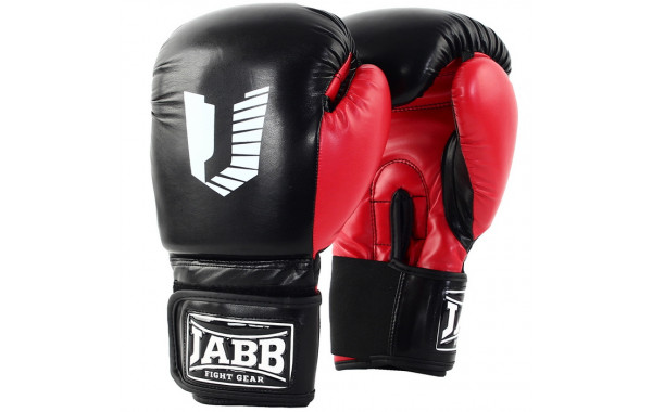 Боксерские перчатки Jabb JE-4056/Eu 56 черный/красный 10oz 600_380