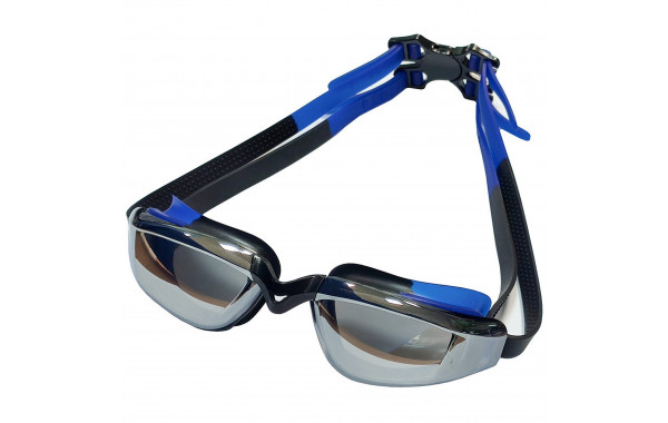 Очки для плавания зеркальные взрослые Sportex E39693 черно-синий 600_380