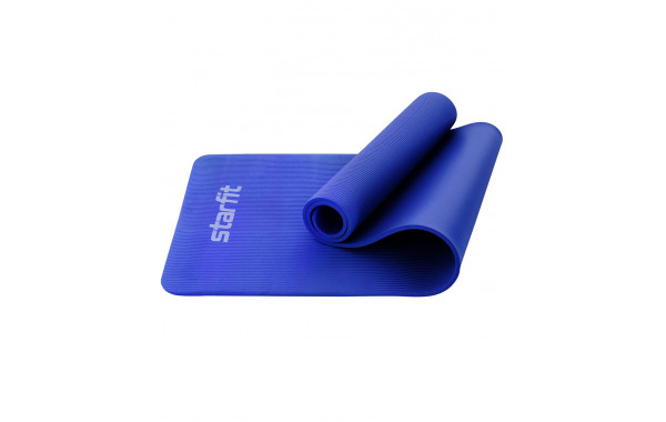 Коврик для йоги и фитнеса Star Fit FM-301,NBR,183x58x1,2 см, темно-синий 600_380