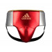Защита паха мужская Adidas AdiStar Pro Мetallic Groin Guard красно-серебристо-золотая 75_75