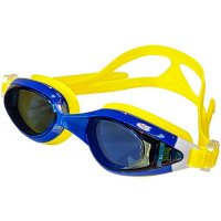 Очки для плавания взрослые Sportex E36899-1 сине\желтый