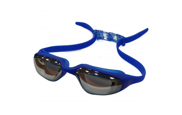 Очки для плавания зеркальные взрослые Sportex E39696 синий 600_380