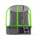 Батут с внутренней сеткой и лестницей EVO Jump Cosmo 6ft + нижняя сеть, зеленый 75_75