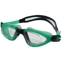 Очки для плавания взрослые Sportex E39676 зелено-черный