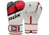 Перчатки тренировочные RDX BGR-F7R-8oz белый\красный