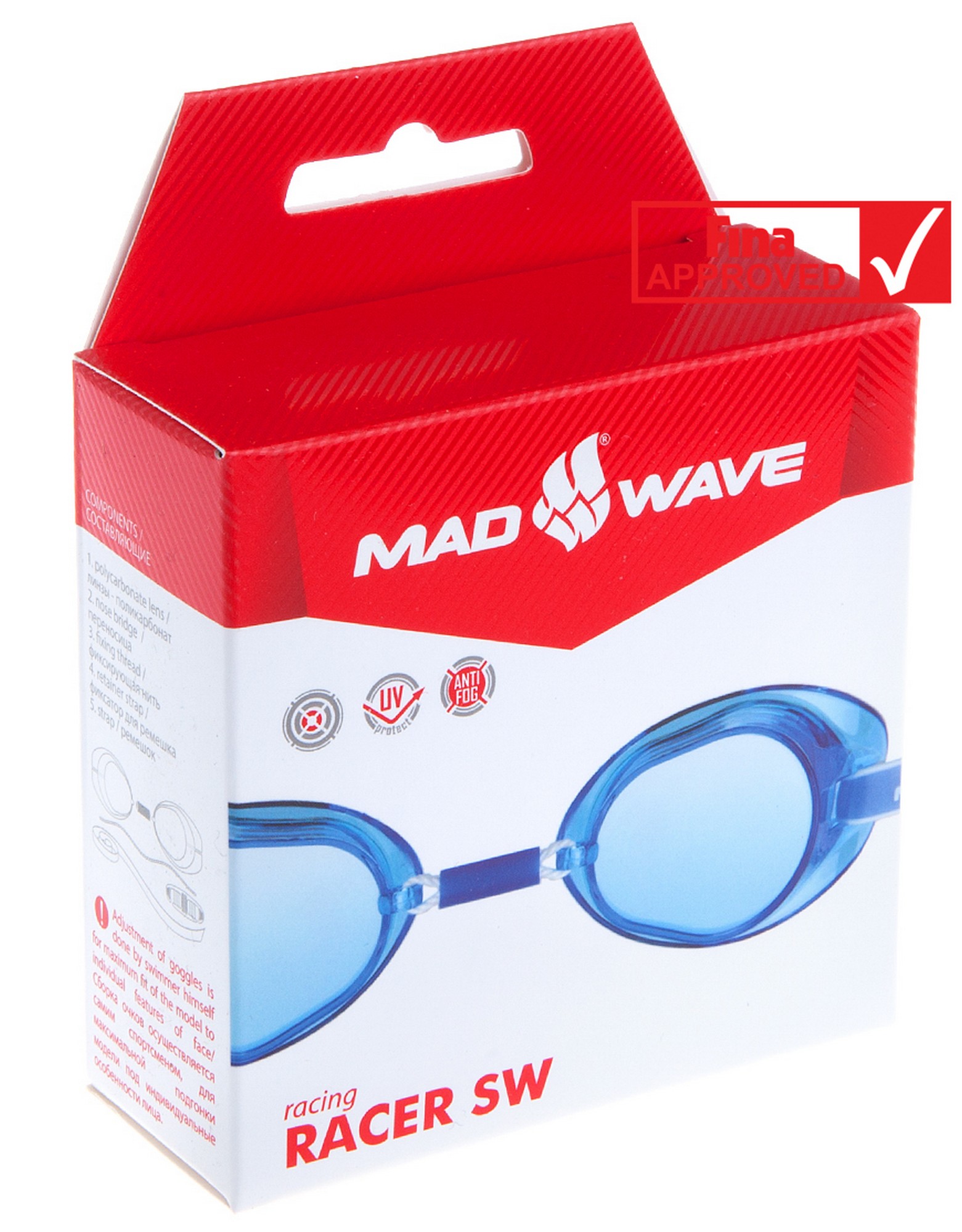 Стартовые очки Mad Wave Racer SW M0455 03 0 07W 1561_2000