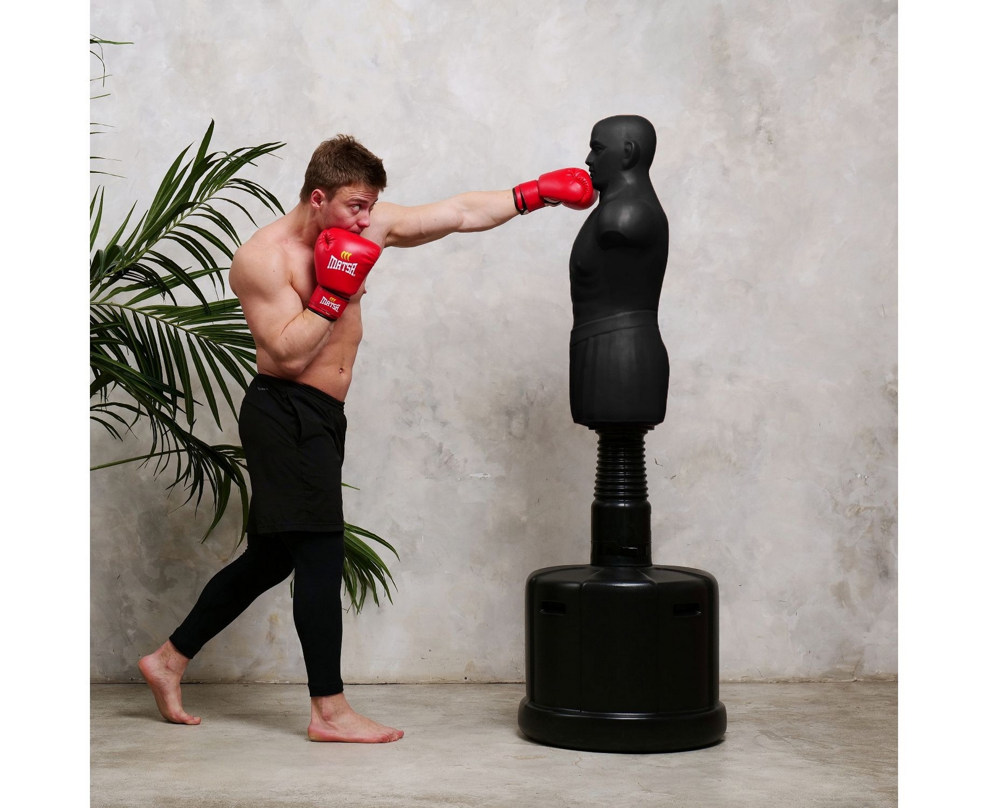 Манекен DFC Boxing Punching Man-Medium TLS-BB черный 2000_1636