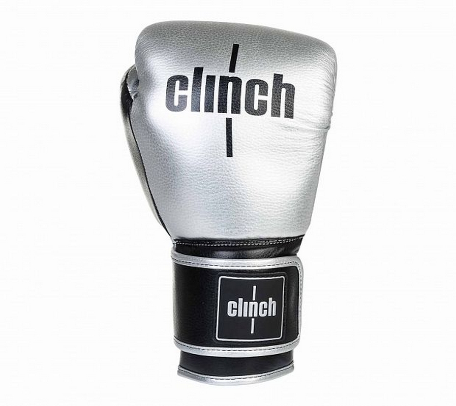 Перчатки боксерские Clinch Punch 2.0 C141 серебристо-черный 897_800