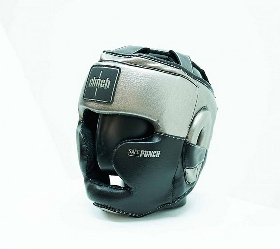 Шлем боксерский Clinch Punch 2.0 Full Face C148 черно-бронзовый 898_800