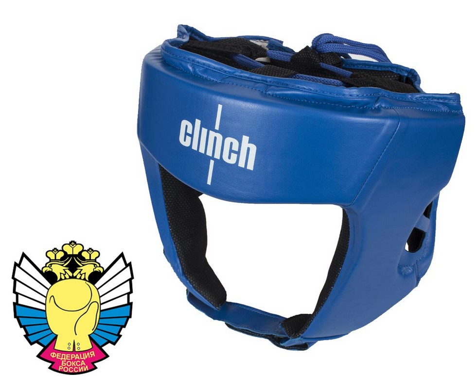 Шлем боксерский Clinch Olimp синий C112 979_800