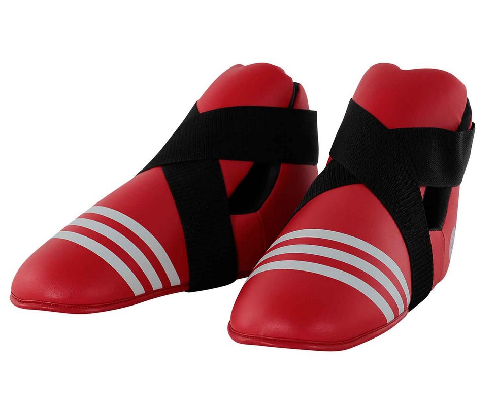 Защита стопы Adidas WAKO Kickboxing Safety Boots красная adiWAKOB01 979_800