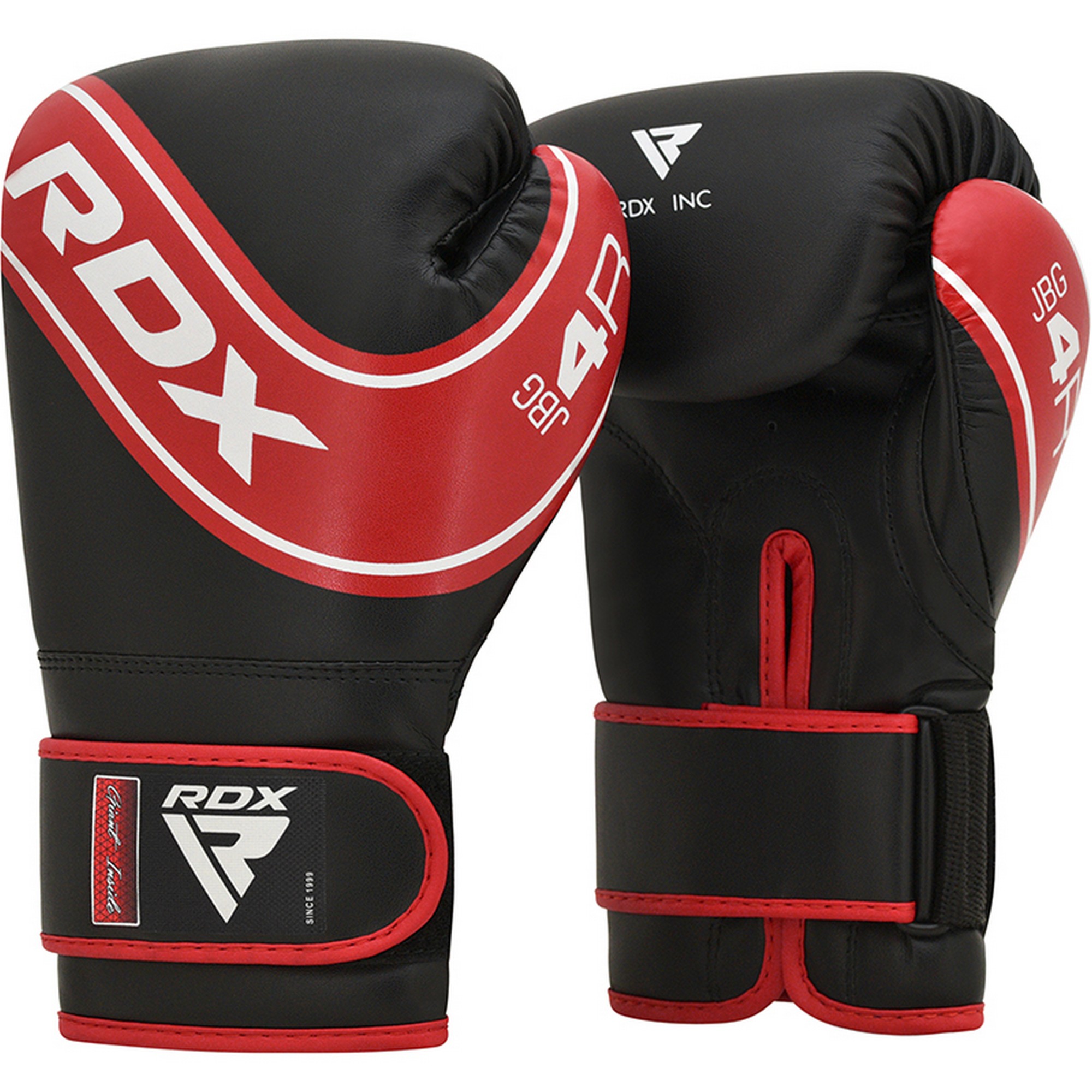 Перчатки детские RDX JBG-4R-4oz красный\черный 2000_2000