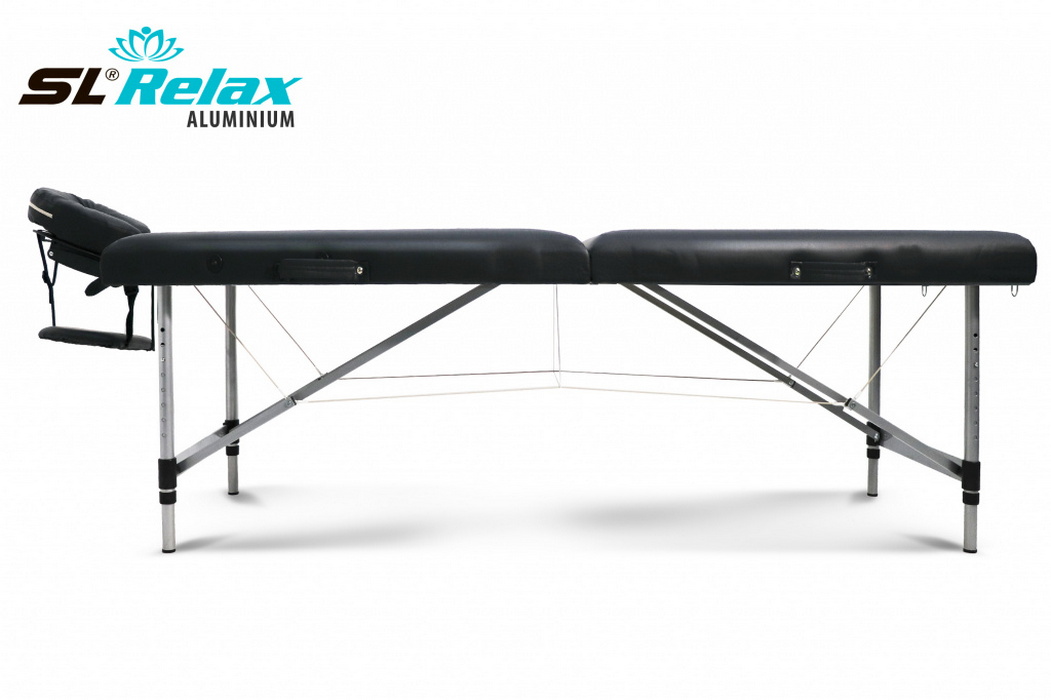 Массажный стол SL Relax Aluminium (black) Черный BM2723-1 1051_700
