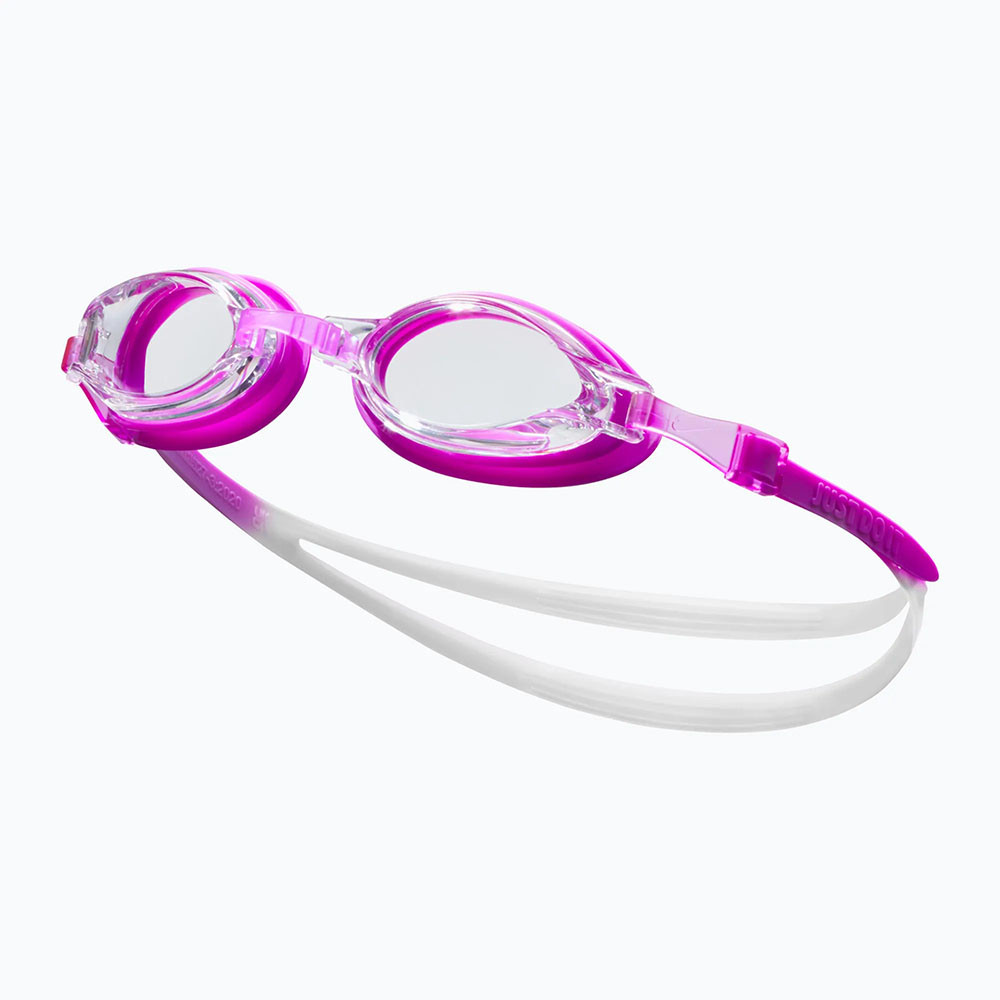 Очки для плавания Nike Chrome, NESSD127560, прозрачные линзы, регул .пер., фиолетовая оправа 1000_1000