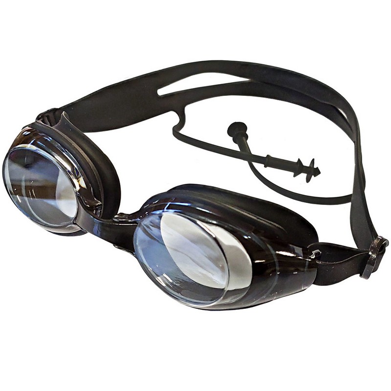 Очки для плавания Sportex с берушами B31548-8 Черный 800_800
