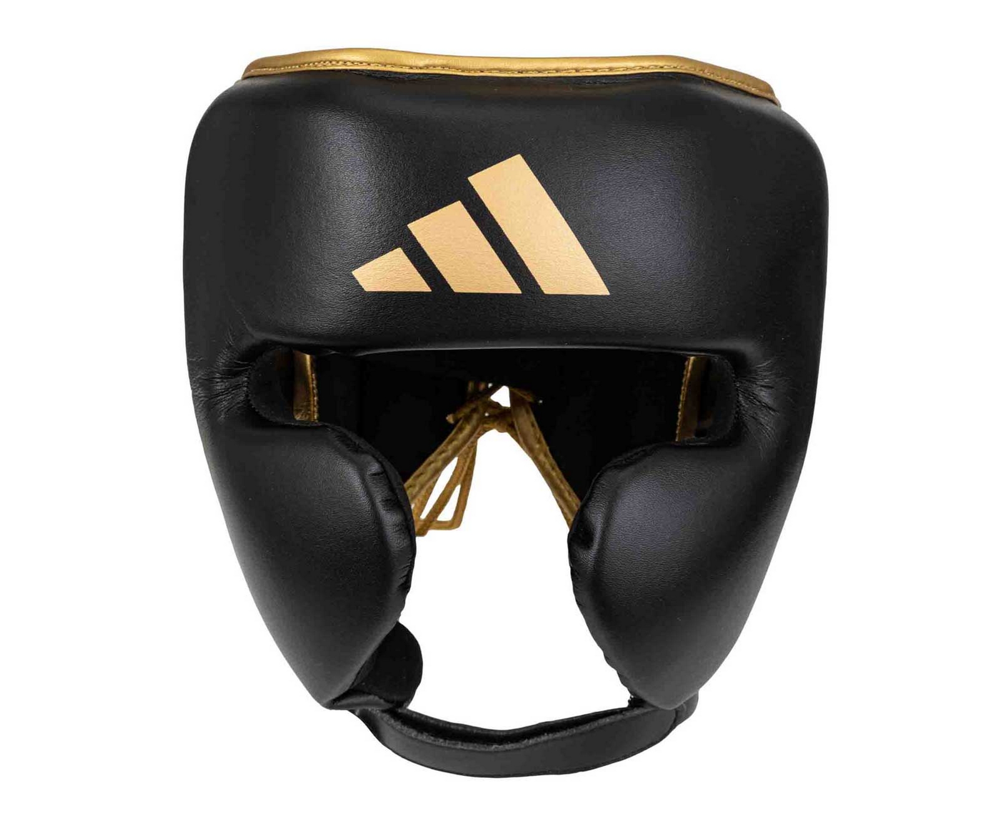 Шлем боксерский AdiStar Pro Head Gear adiPHG01M черно-золотой 2000_1635