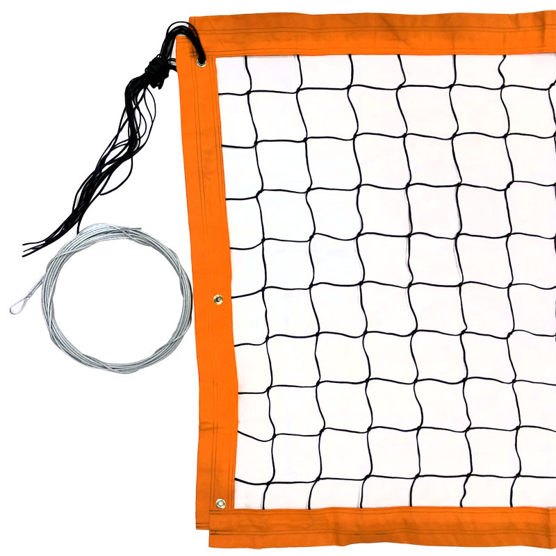Сетка для пляжного волейбола трен. 8,5х1м,нить 3,5мм ПП,яч.10см FS-PV-№16 800_800
