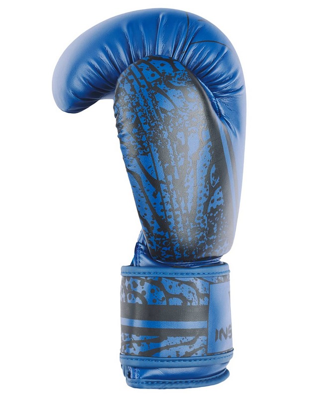 Перчатки боксерские 10 oz Insane ODIN, ПУ, синий 665_800