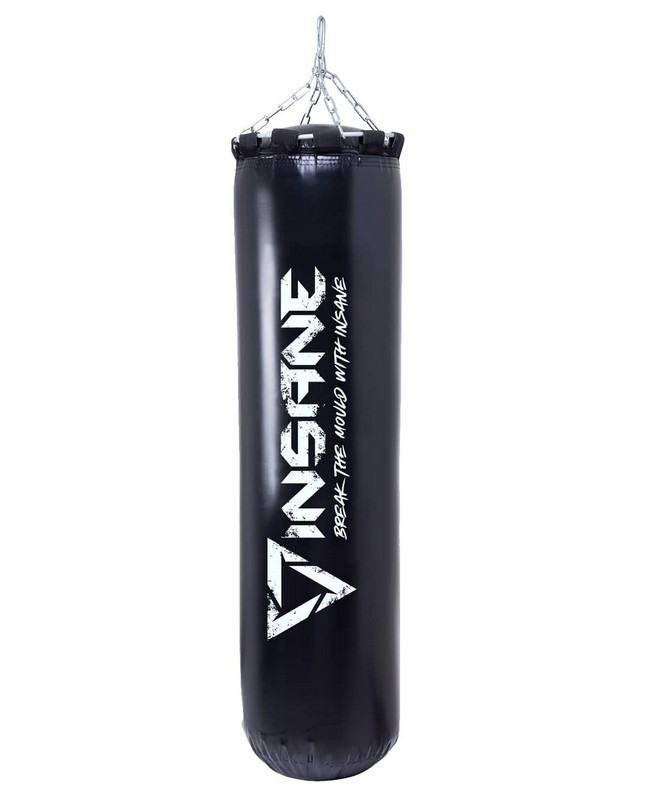 Мешок боксерский Insane PB-01, 60 см, 15 кг, тент, черный 665_800