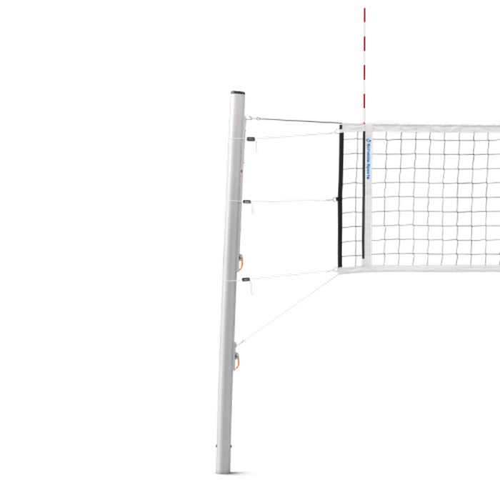 Стойка нетелескопическая волейбольная Schelde Sports с крепежом для сетки 1654130 700_700