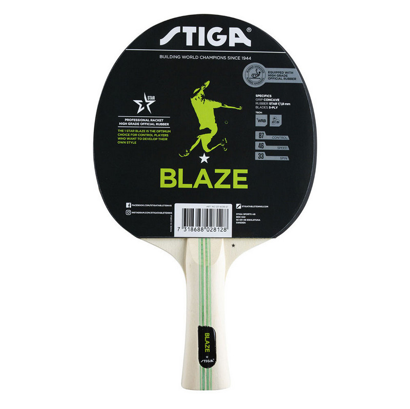 Ракетка для настольного тенниса Stiga Blaze WRB ACS,1211-6018-01 800_799