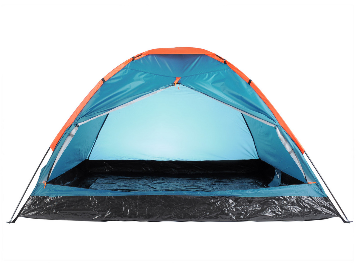 Палатка 3-х местная Greenwood Summer 3 синий/оранжевый 1200_900
