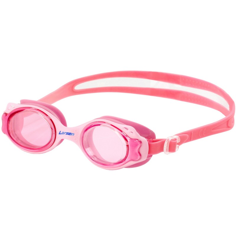 Очки для плавания детские Larsen DS-GG209 soft pink\pink 800_800