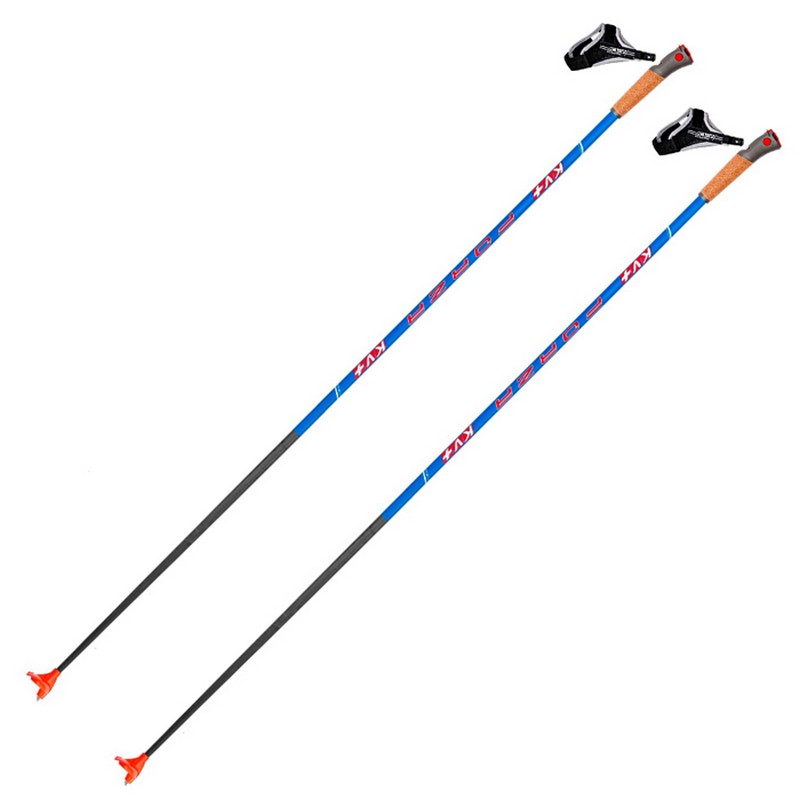Лыжные палки KV+ Forza Blue Clip 22P016B голубой 800_800