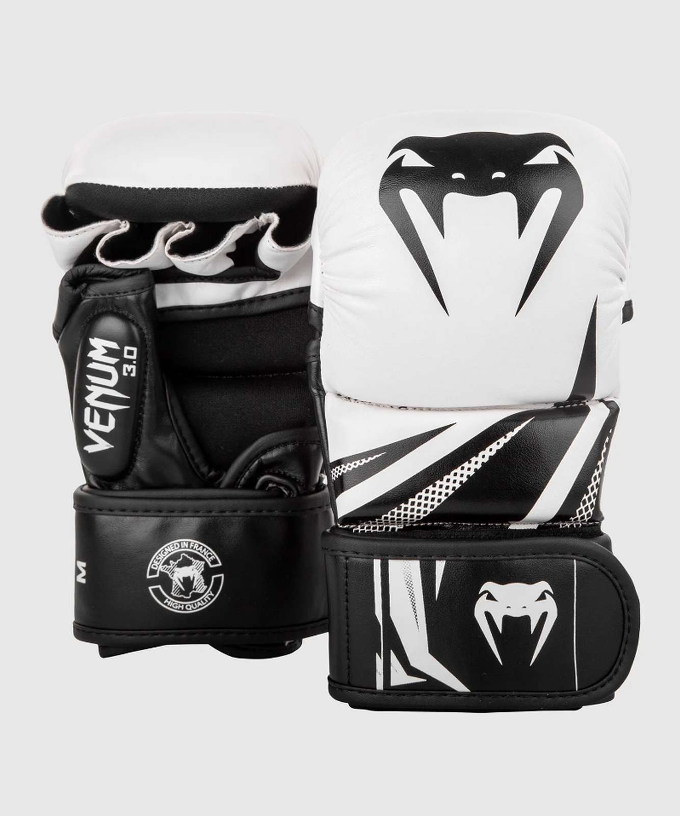 Перчатки Venum Sparring Gloves Challenger 3.0 03541-210 белый\черный 1334_1600