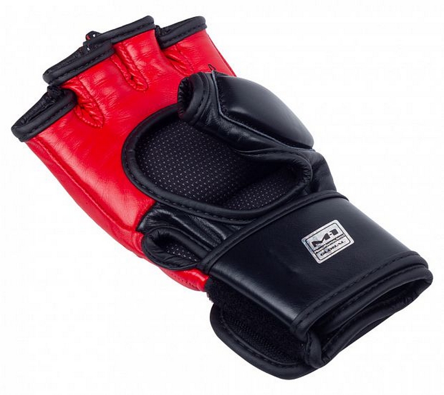 Перчатки для смешанных единоборств Clinch M1 Global Official Fight Gloves C688 бело-красно-черный 897_800