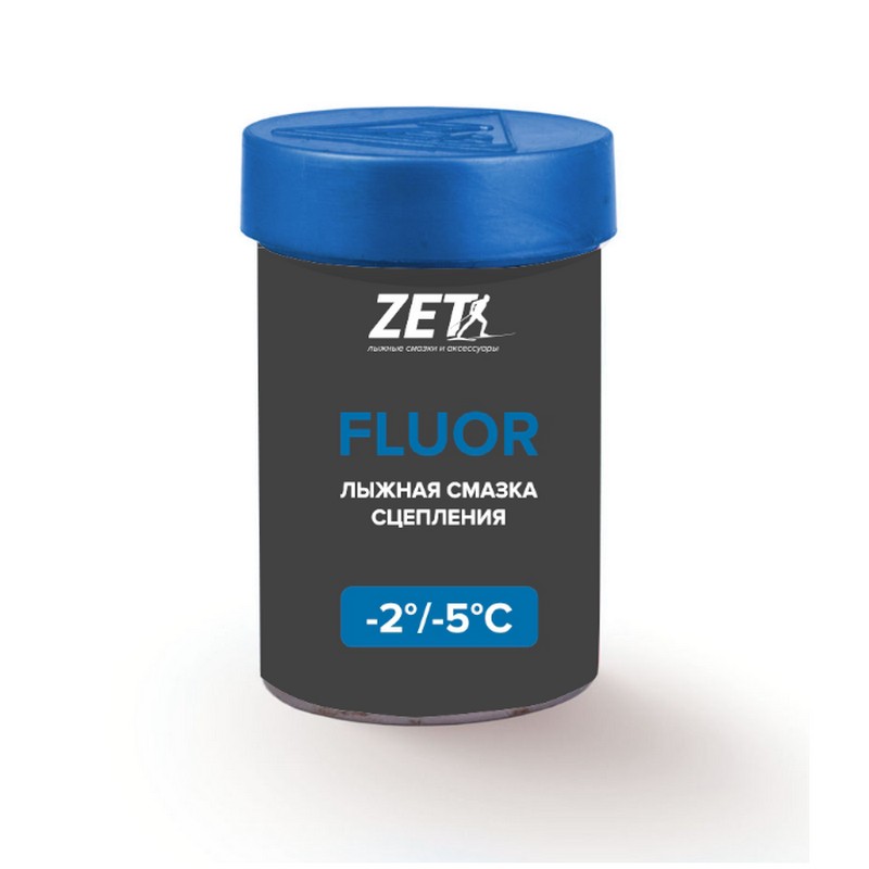 Мазь держания ZET Fluor Blue (-2°С -5°С) 30 г. 800_800