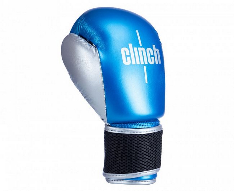 Перчатки боксерские Clinch Kids C127 сине-серебристый 979_800
