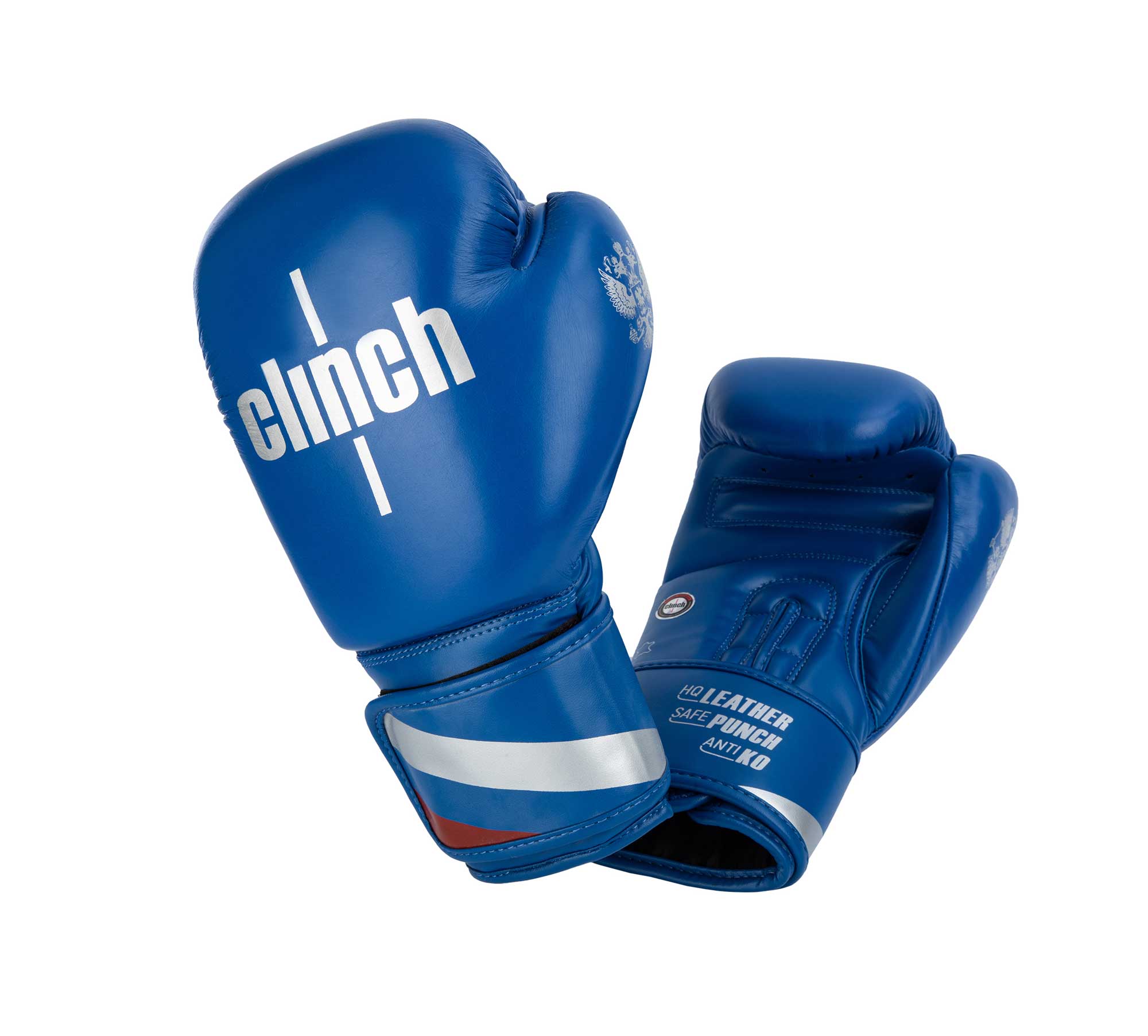 Перчатки боксерские Clinch Olimp Plus C155 синий 2000_1806