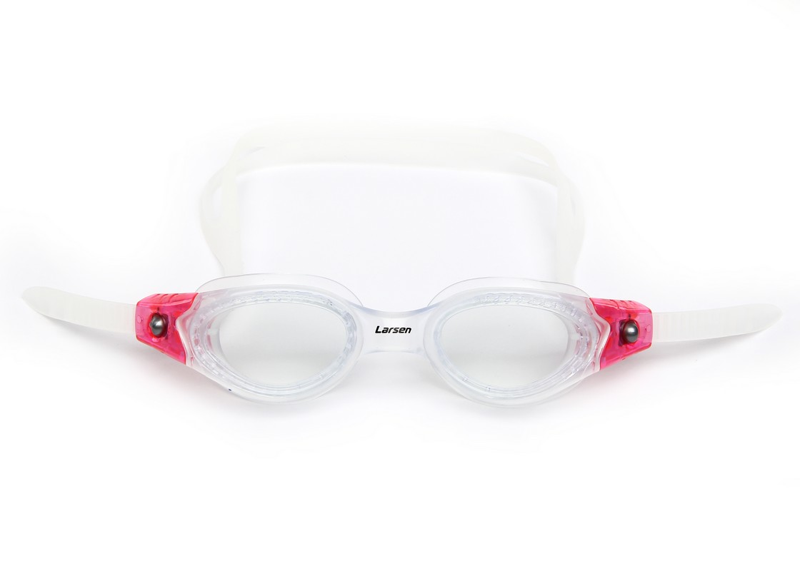 Очки для плавания детские Larsen DS52 Pacific Jr Trans\Pink 1120_800