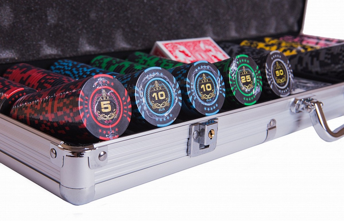 Набор для покера Partida Lux на 500 фишек lux500-2 1200_772