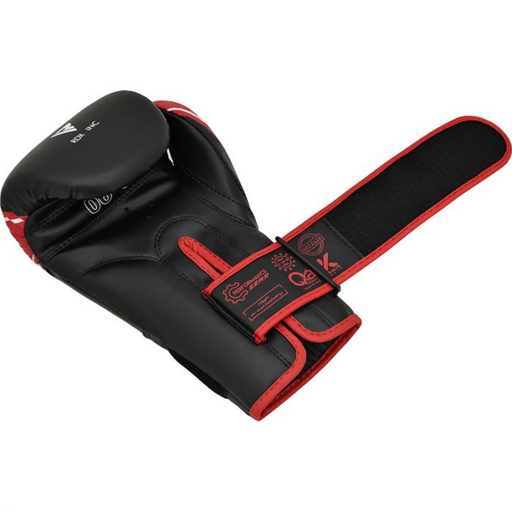 Перчатки детские RDX JBG-4R-4oz красный\черный 2000_2000